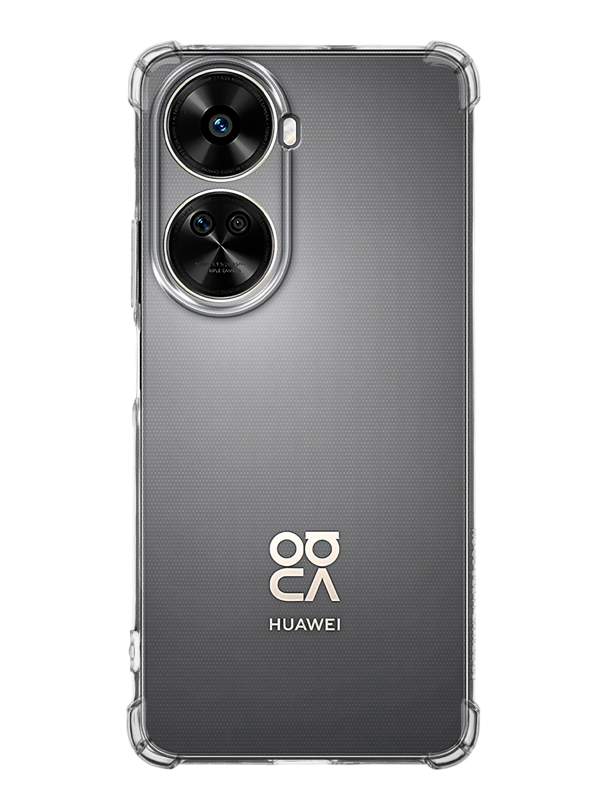 Прозрачный противоударный чехол для Huawei Nova 12 SE / Nova 11 SE силиконовый BROSCORP, защита камер
