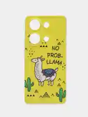 Горчичный чехол на Xiaomi Redmi Note 13 Pro 4G/Poco M6 Pro 4G, прозрачный, с рисунком, защита камеры
