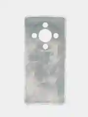 Песочный хаки силиконовый чехол на Honor X9B (Хонор X9B), прозрачный, с рисунком, защита камеры