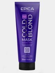 Маска для нейтрализации тёплых оттенков "COLD BLOND PRO" Epica Professional , 250 мл