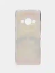 Желтый чехол на Redmi A3/Poco C61 / Редми А3/Поко С61 прозрачный, с рисунком, защита камеры