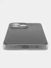 Хаки силиконовый чехол на Realme C53/C51 (Реалми С53/С51), прозрачный, с рисунком, защита камеры