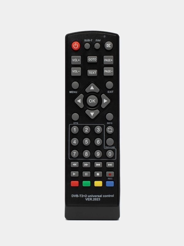 Пульт для приставок DVB-T2+2 ver.2023 универсальный