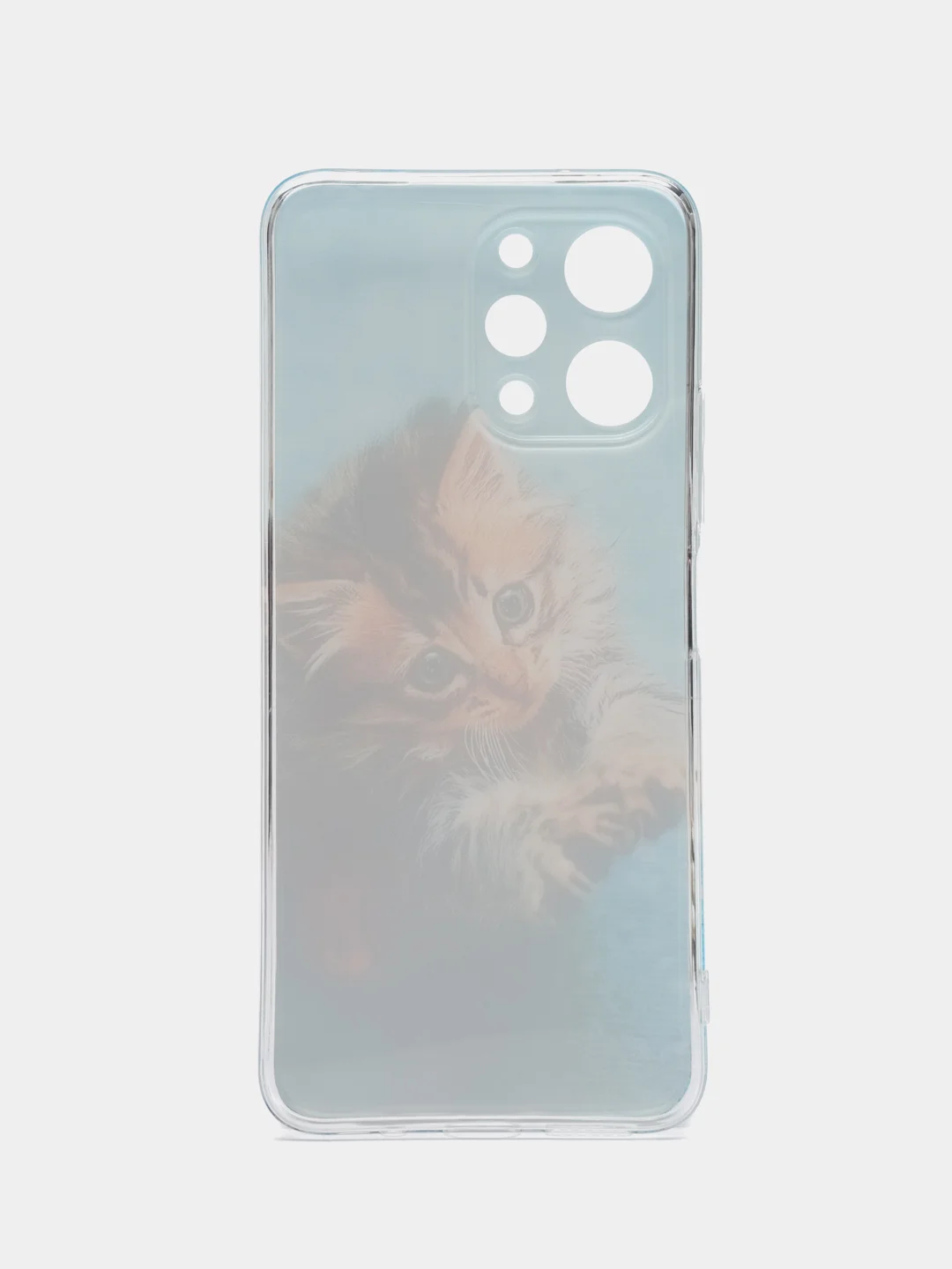 Светло-коричневый силиконовый чехол на Xiaomi Redmi 12 (Редми 12), прозрачный, с рисунком, защита камеры