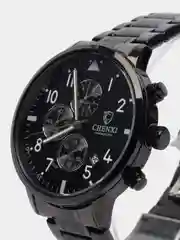 Черный часы наручные мужские CHENXI CX-907 с хронографом, водостойкие