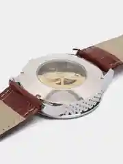Серебряный часы механические, наручные, мужские, SEWOR, скелетон, с автоподзаводом
