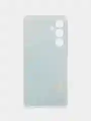 Светло-синий чехол на Samsung Galaxy A55 5G / Самсунг Галакси А55 5G прозрачный, с рисунком
