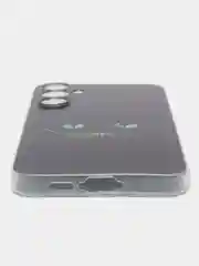 Черный чехол на Samsung Galaxy A55 5G / Самсунг Галакси А55 5G прозрачный, с рисунком