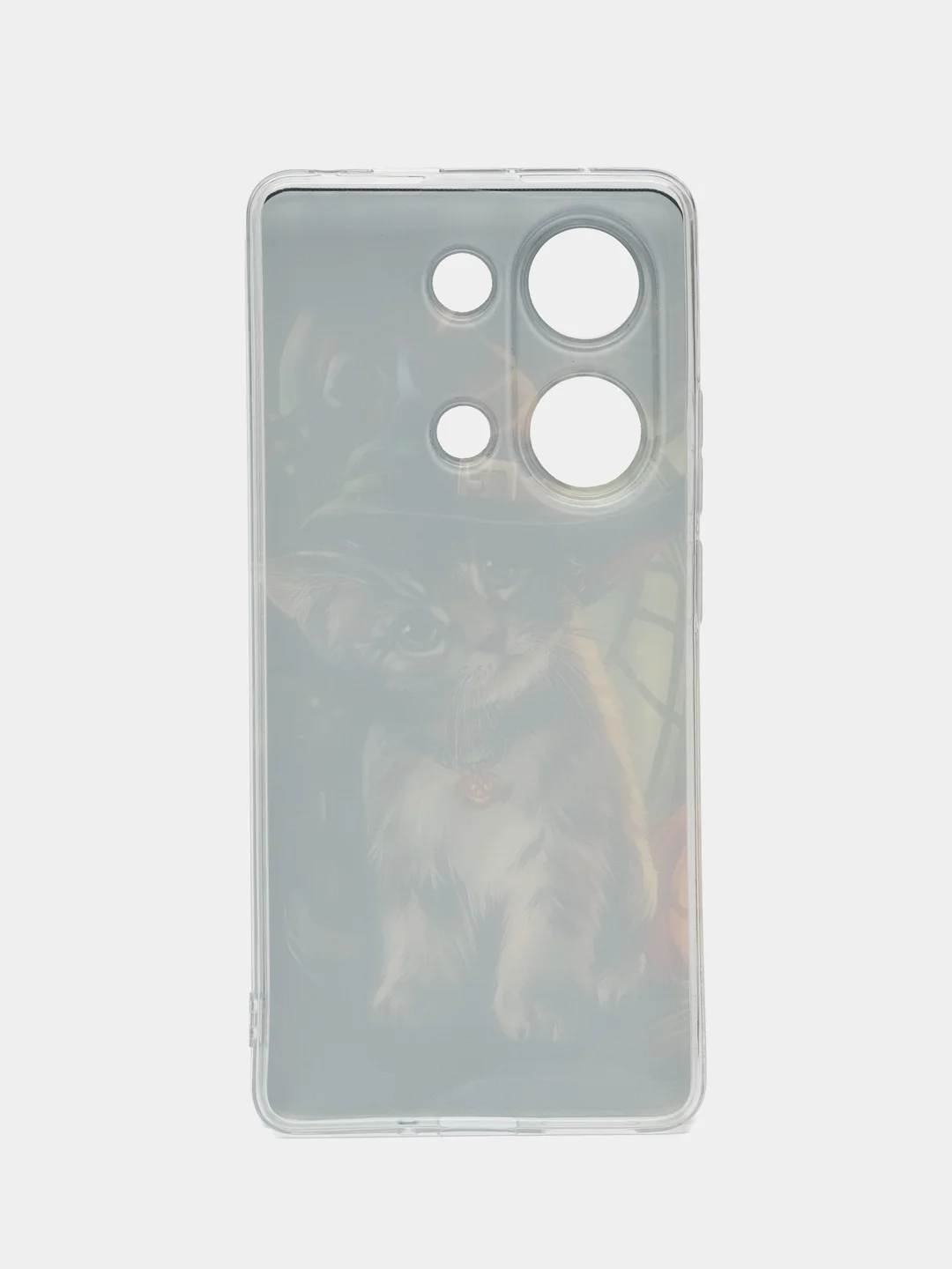 Медный чехол на Xiaomi Redmi Note 13 Pro 4G/Poco M6 Pro 4G, прозрачный, с рисунком, защита камеры