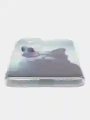 Синий меланж силиконовый чехол на Honor 90 (Хонор 90), прозрачный, с рисунком