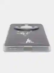 Серый меланж силиконовый чехол на Honor X9B (Хонор X9B), прозрачный, с рисунком, защита камеры