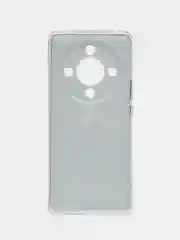 Разноцветный силиконовый чехол на Honor X9B (Хонор X9B), прозрачный, с рисунком, защита камеры