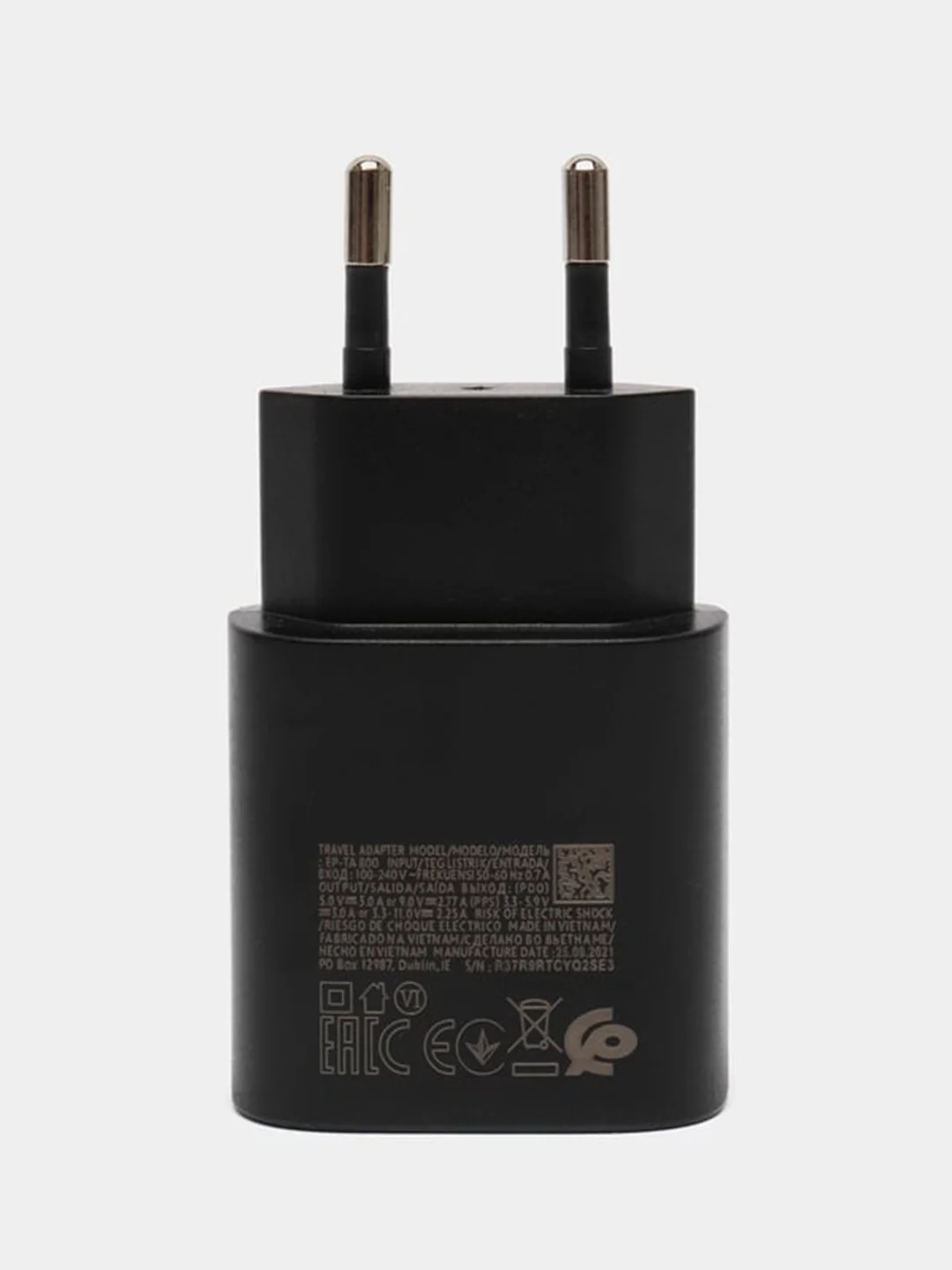 Блок питания для Samsung TA800 Type-C 25W, с быстрой зарядкой самсунг, зарядное устройство