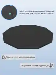 Тент для бассейна 335 х 335 см, чехол для каркасных бассейнов