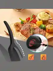 Лопатка щипцы кухонные 2 в 1, жаропрочный нейлон