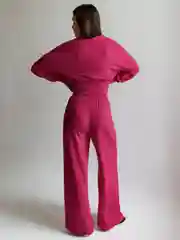 Фуксия костюм тройка трикотажный