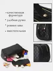 Серый косметички женские дорожные, набор 2 штуки