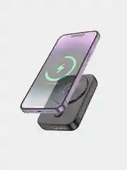 Черный повербанк Hoco J117A 10000 mAh для iPhone с magsafe и быстрой зарядкой PD20W QC3.0