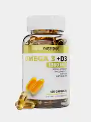 Омега 3 + витамин Д3, 120 капсул, aTech Nutrition