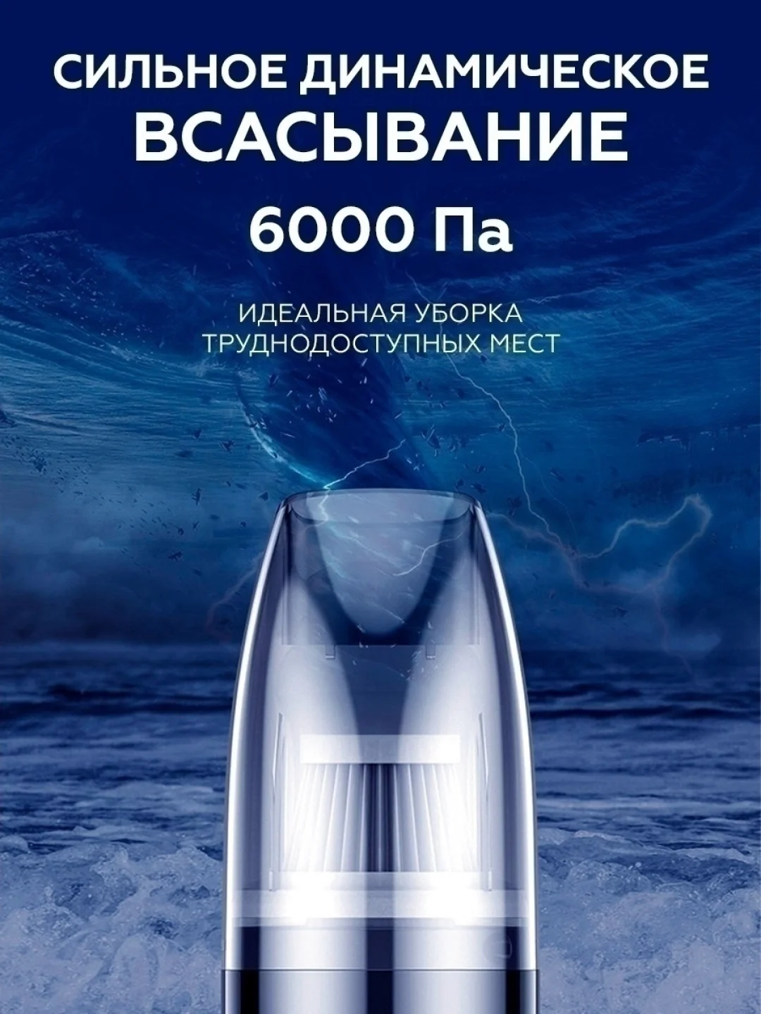 Пылесос автомобильный, беспроводной, XCQ-12C