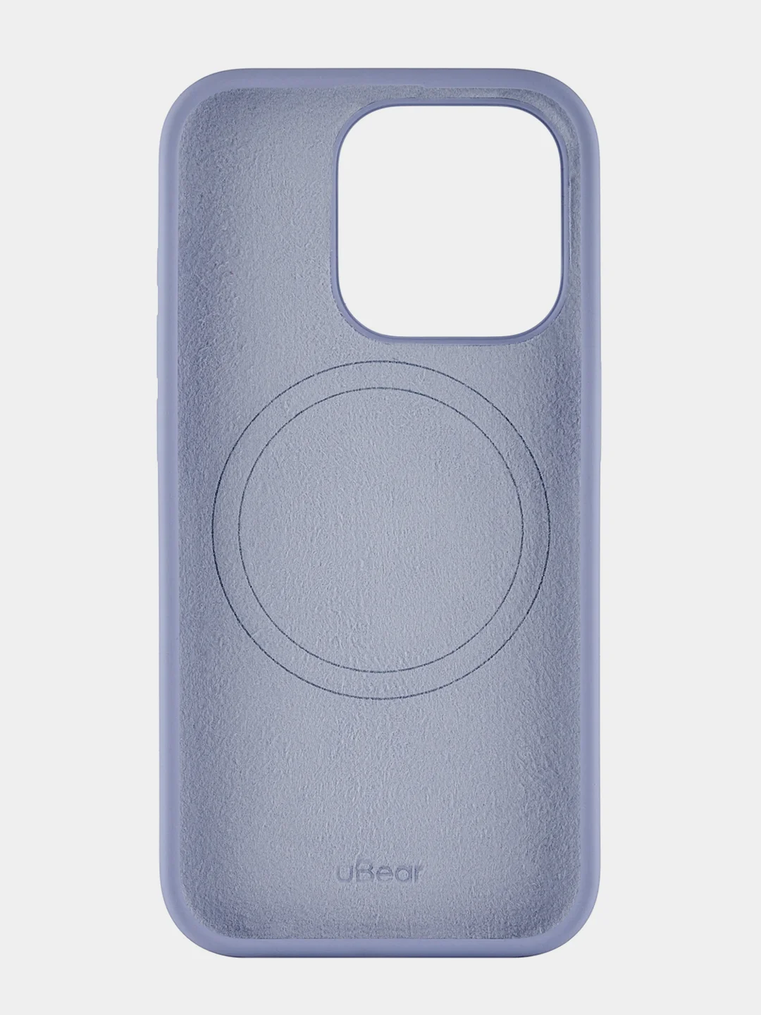 Лавандовый чехол для iPhone 15 Pro uBear Touch Mag Case, MagSafe совместимый, софт-тач