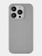 Серый чехол для iPhone 15 Pro uBear Touch Mag Case, MagSafe совместимый, софт-тач