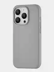 Серый чехол для iPhone 15 Pro uBear Touch Mag Case, MagSafe совместимый, софт-тач