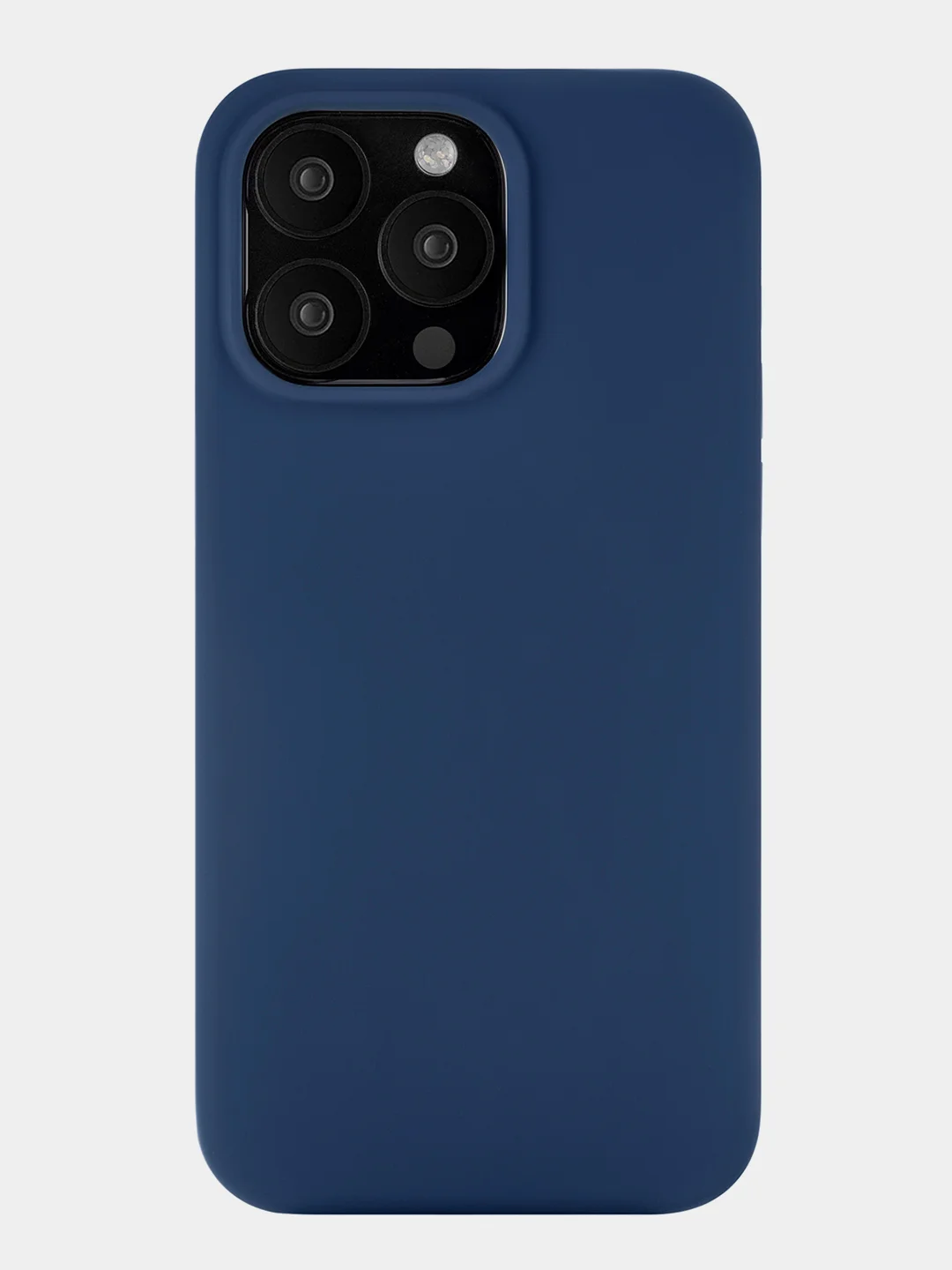Темно-синий чехол для iPhone 15 Pro uBear Touch Mag Case, MagSafe совместимый, софт-тач