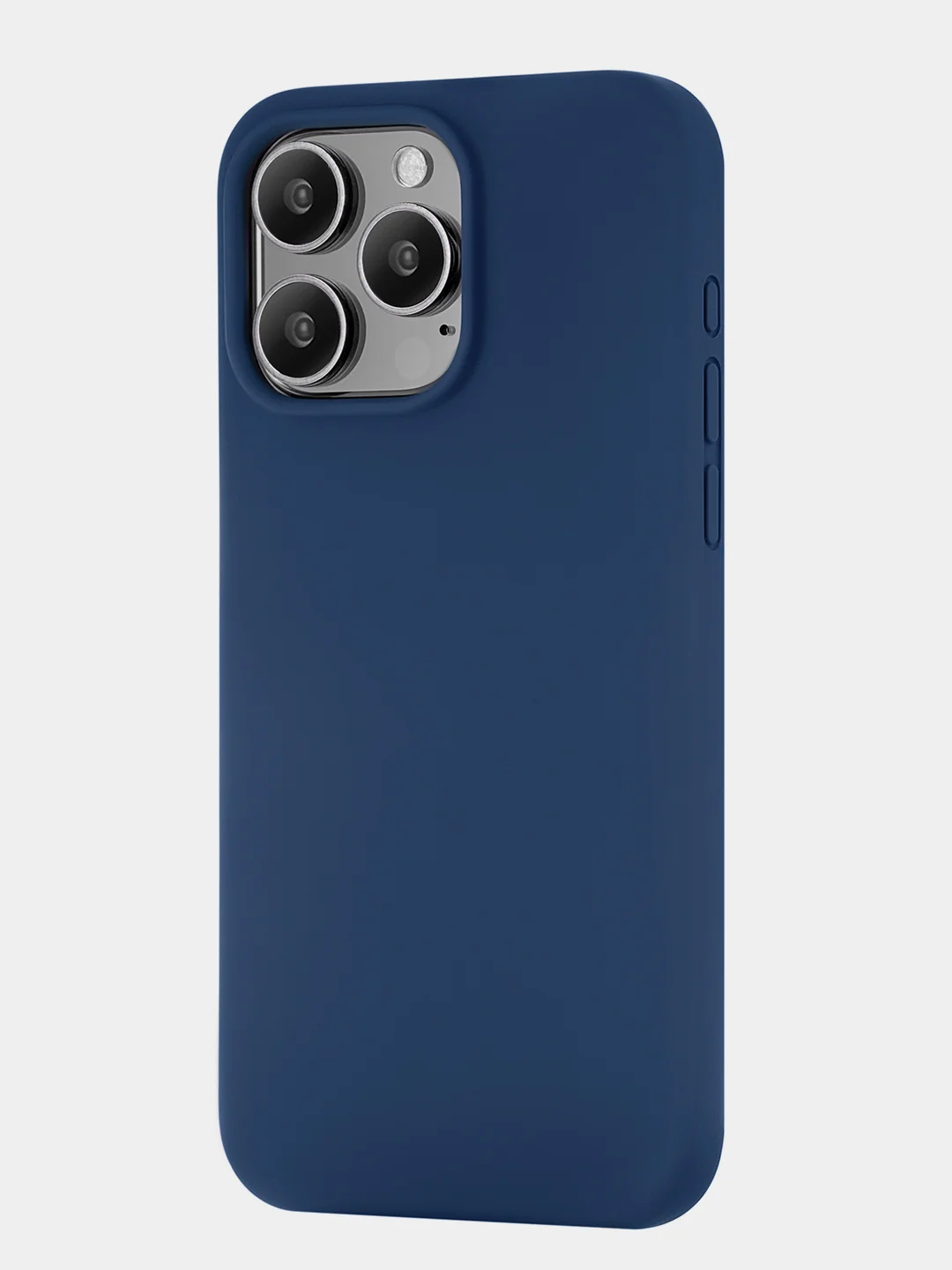 Темно-синий чехол для iPhone 15 Pro uBear Touch Mag Case, MagSafe совместимый, софт-тач