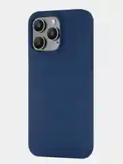 Темно-синий чехол для iPhone 15 Pro uBear Touch Mag Case, MagSafe совместимый, софт-тач