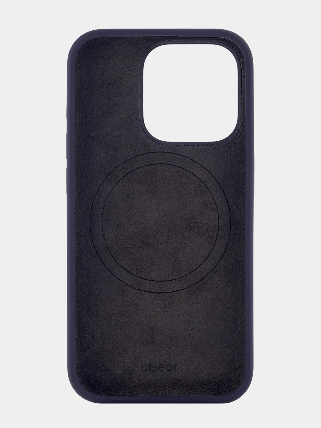 Фиолетовый чехол для iPhone 15 Pro uBear Touch Mag Case, MagSafe совместимый, софт-тач