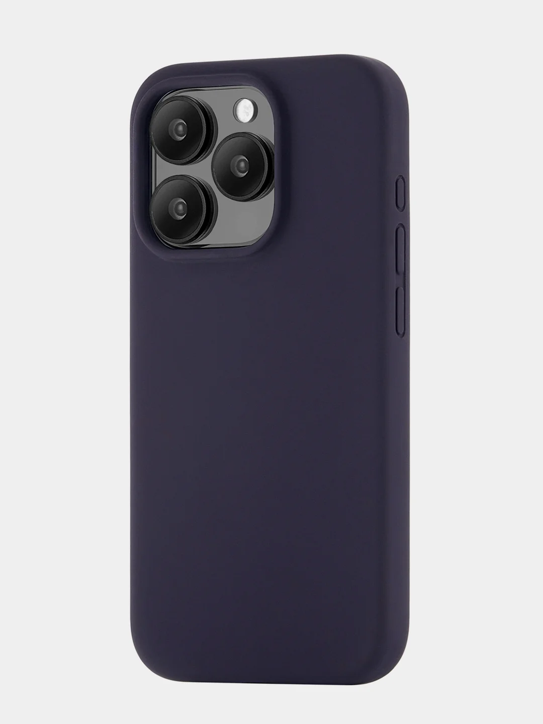 Фиолетовый чехол для iPhone 15 Pro uBear Touch Mag Case, MagSafe совместимый, софт-тач