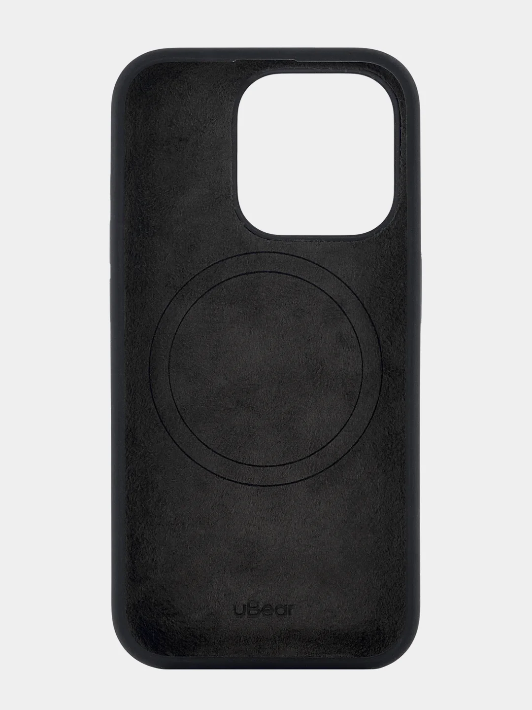 Черный чехол для iPhone 15 Pro uBear Touch Mag Case, MagSafe совместимый, софт-тач