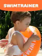 Надувной круг SWIMTRAINER Classic оранжевый для обучения плаванию (2-6 лет)
