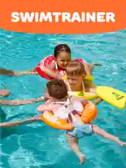 Надувной круг SWIMTRAINER Classic оранжевый для обучения плаванию (2-6 лет)