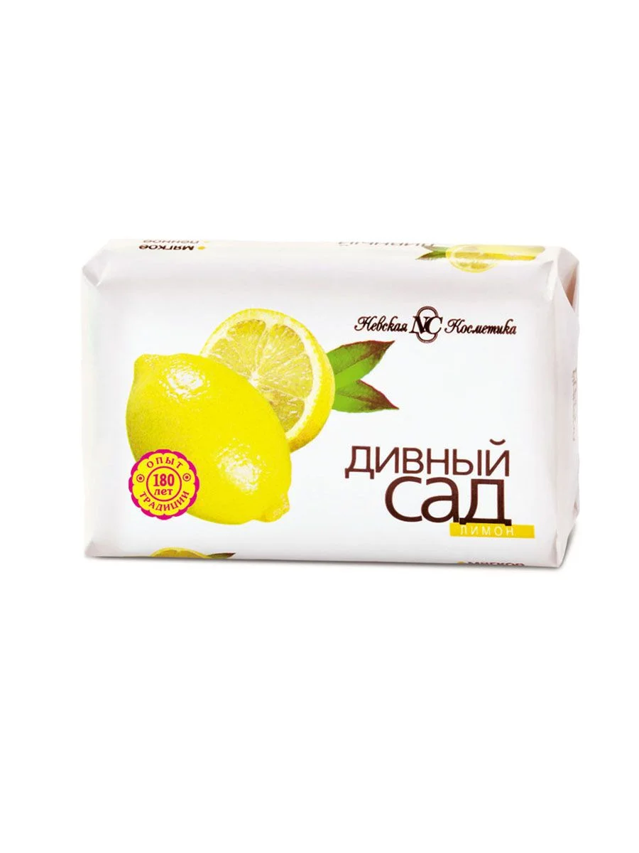 Мыло Дивный Сад "Лимон" Невская косметика 90г 6 шт