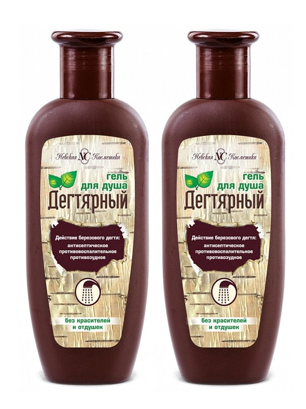 Гель для душа Дегтярный 2 шт.