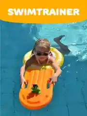 Желтый надувной круг SWIMTRAINER Classic жёлтый для обучения плаванию (4-8 лет)