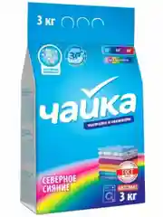 Стиральный порошок Чайка 3 кг Автомат для Цветного Северное сияние