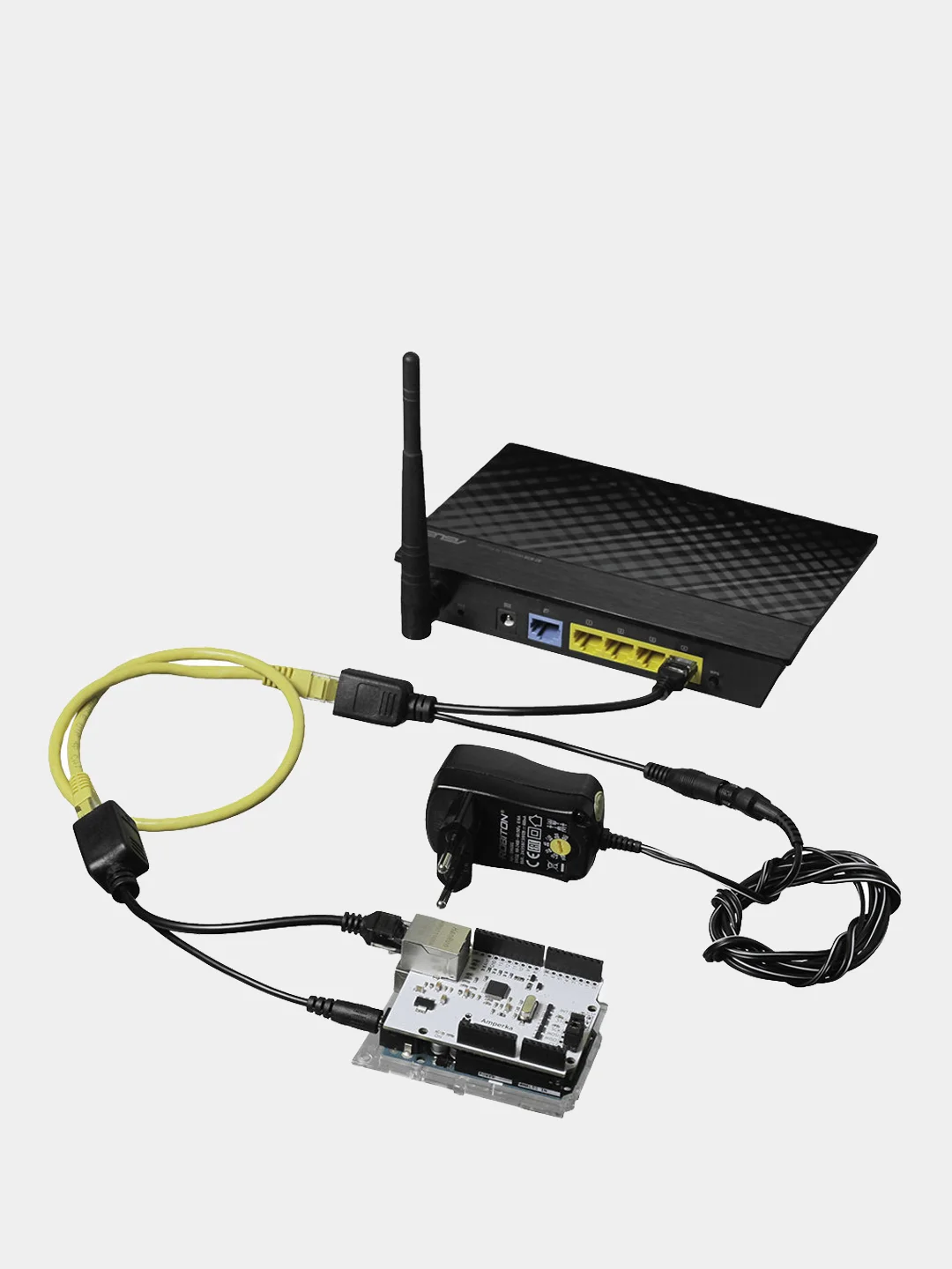 Пассивный адаптер питания Ethernet PoE RJ45 сплиттер + инжектор, комплект
