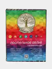 Постельное белье 1,5 спальный/ 2 сп/ Евро / Семейный Перкаль ivSubelIa "Южная ночь", 70x70