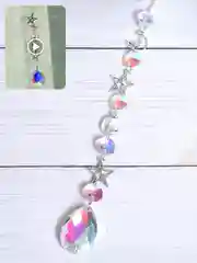 Индиго ловец солнца подвеска, цвет Северное сияние+серебро
