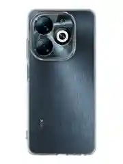 Прозрачный чехол для Infinix Smart 8 Pro силиконовый BROSCORP матовый / прозрачный с защитой камер