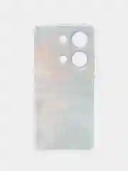 Фиолетовый чехол на Xiaomi Redmi Note 13 Pro 4G/Poco M6 Pro 4G, прозрачный, с рисунком, защита камеры