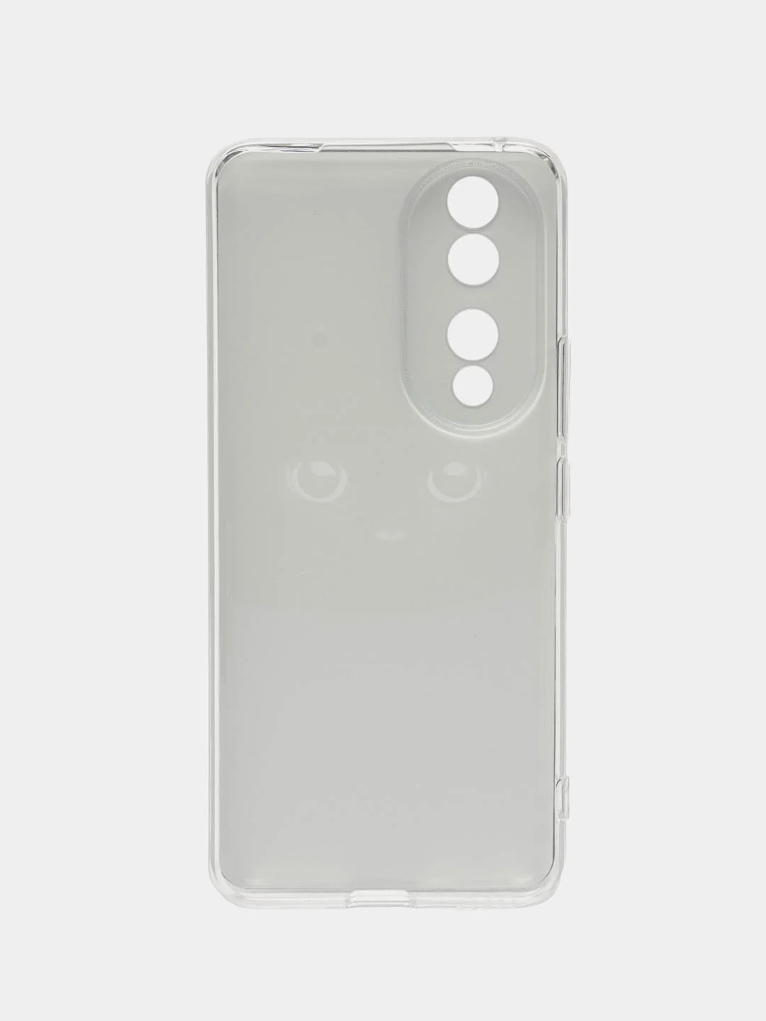 Шоколадный силиконовый чехол на Honor 90 (Хонор 90), прозрачный, с рисунком