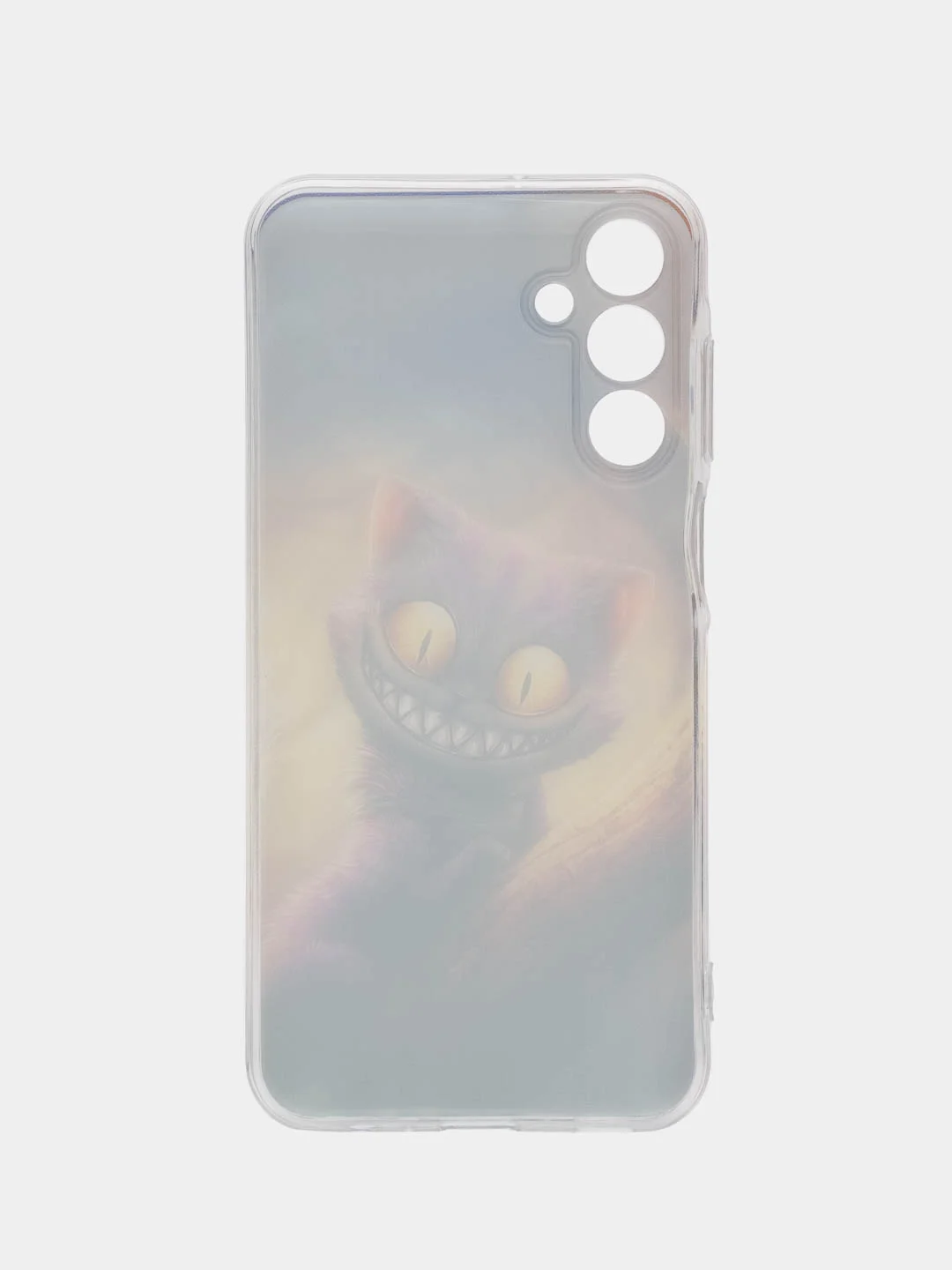 Индиго силиконовый чехол на Samsung Galaxy A15 / Самсунг А15 прозрачный, с принтом, защита камеры