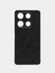Хаки чехол для Infinix Note 30 Pro (Инфиникс Нот 30 Про), прозрачный, с рисунком, защита камеры