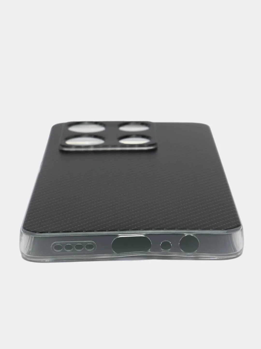 Хаки чехол для Infinix Note 30 Pro (Инфиникс Нот 30 Про), прозрачный, с рисунком, защита камеры