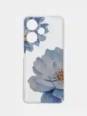 Лазурный чехол на Infinix Hot 30i (Инфиникс Хот 30и) с рисунком, прозрачный
