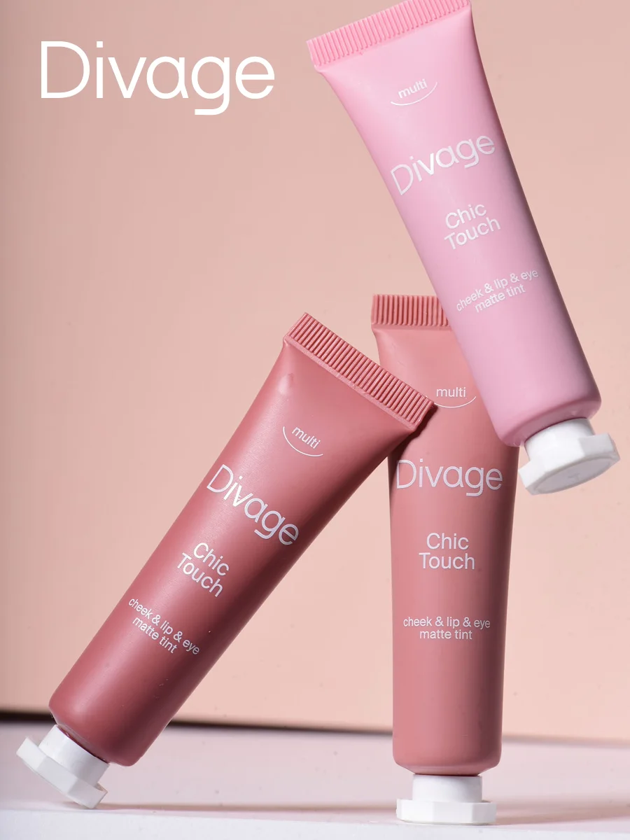Кремовый Тинт Divage Chic Touch Matte Tint Для Щек, Губ и Глаз, тон 1